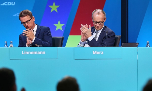 Carsten Linnemann und Friedrich Merz (Archiv)