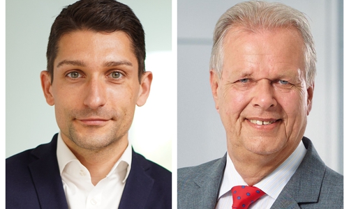 Florian Bernschneider (li.) löst Wolfgang Niemsch ab.