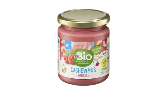  dm ruft den Artikel „dmBio Cashewmus Himbeere“ zurück.
