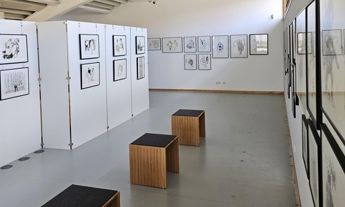 Die Sonderausstellung von Peter Tuma im Eulenspiegelmuseum Schöppenstedt neigt sich dem Ende zu.