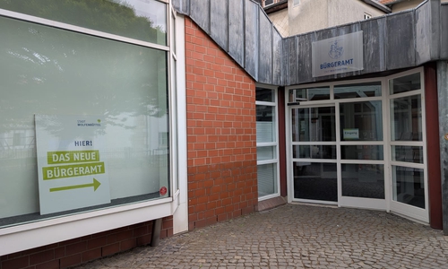 Der neue Standort des Bürgeramtes.
