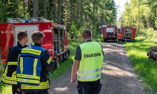 Der zuständige Waldbrandbeauftragte stand beratend zur Seite.