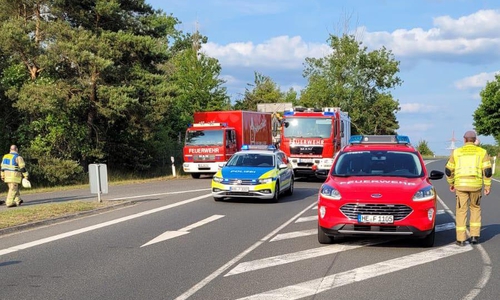  Am Dienstagabend kam es zu einem Unfall im Kreuzungsbereich der B1 und K15.