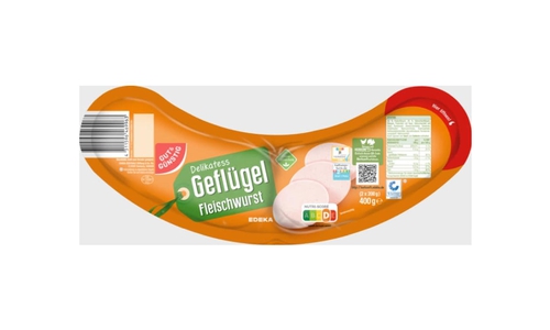 Betroffen ist die GUT&GÜNSTIG Delikatess Geflügel-Fleischwurst in der 400-Gramm-Verpackung.