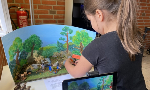 Beim Trickfilm-Workshop können die Kinder eigene Kurzfilme gestalten.