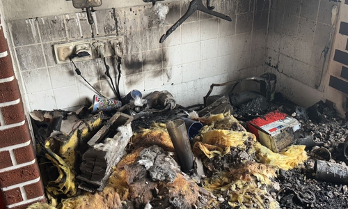 Am Freitagmorgen kam es zu einem Brand im Feuerwehrgerätehaus Rottorf am Klei. 