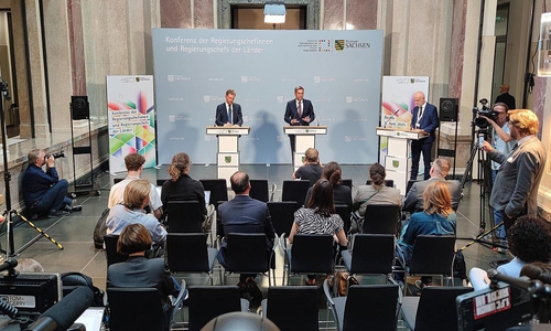 Michael Kretschmer und Olaf Lies am 05.06.2025