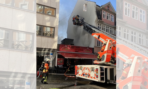 Am Samstag kam es zu einem Brand in der Braunschweiger Innenstadt.