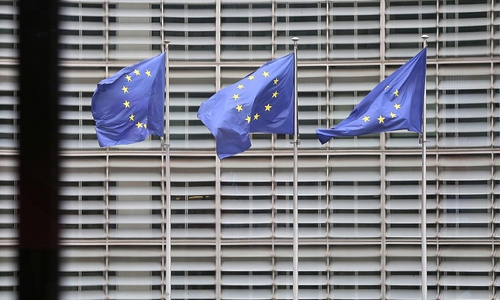 EU-Fahnen am 26.06.2025