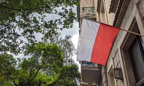 Fahne von Polen (Archiv)