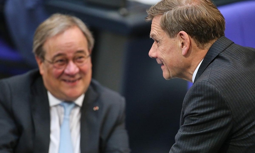 Armin Laschet und Johann Wadephul (Archiv)