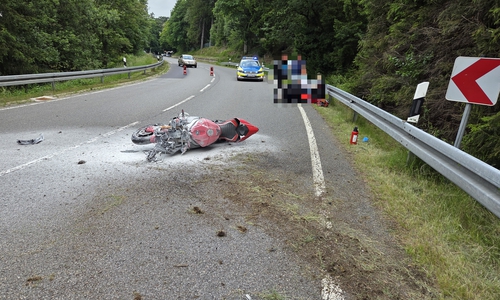Die Unfallstelle.