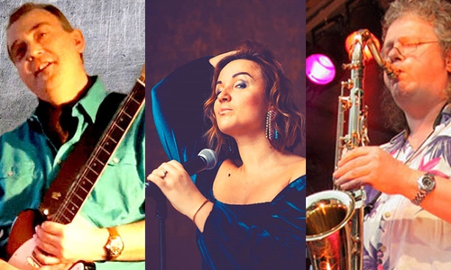 Das Trio spielt groovigen Swing. 
