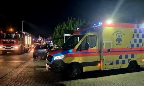 Insgesamt waren rund 40 Feuerwehrleute im Einsatz