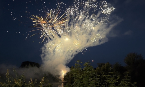 Den Abschluss bildete ein Feuerwerk über dem Fümmelsee.