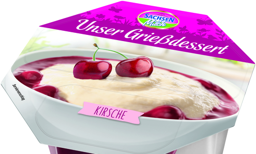 Das zurückgerufene Grießdessert.