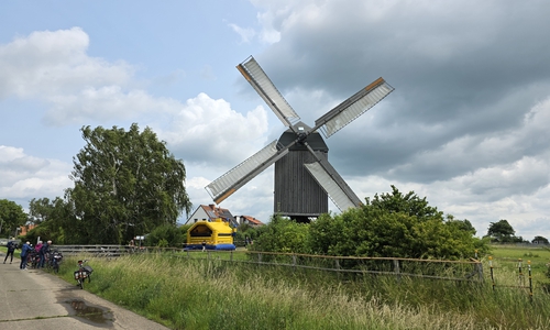 Die Bockwindmühle in Dettum.