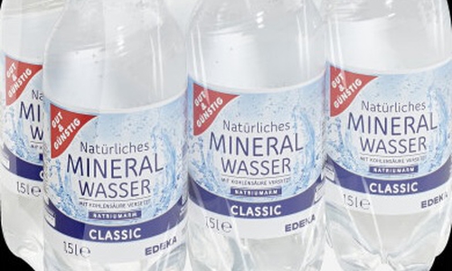 Die betroffene Mineralwassermarke.