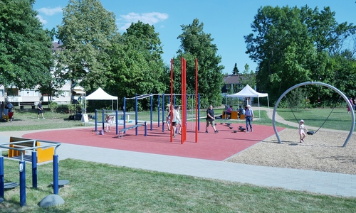 Der Bewegungscampus bietet Jung und Alt diverse Freizeit-, Spiel- und Sportangebote.