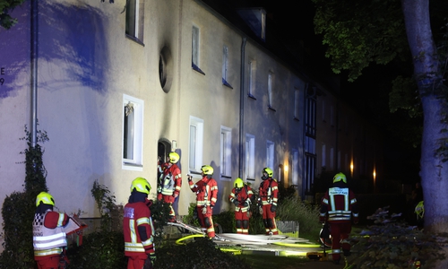 Bei dem Brand waren zahlreiche Kräfte im Einsatz.