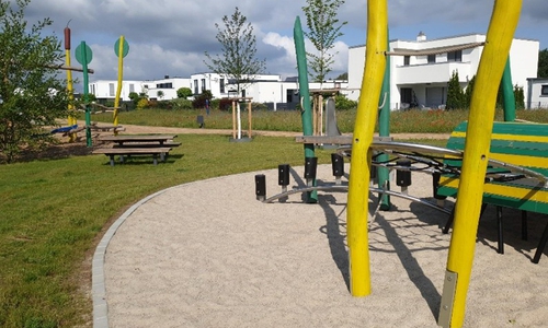 Der Spielplatz im Neubaugebiet Stöckheim-Süd wird am 10. Juli eröffnet.
