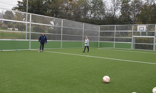 Um dieses im Jahr 2020 eröffnete Minispielfeld handelt es sich. 