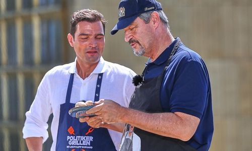 Jan Philipp Burgard und Markus Söder am 02.07.2025
