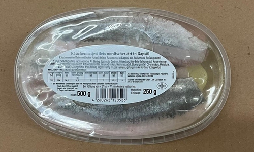 Verschiedene Fischprodukte werden zurückgerufen. 