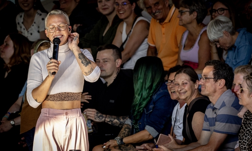 Auch Stefanie Heinzmann selbst genoss das Konzert sichtlich.