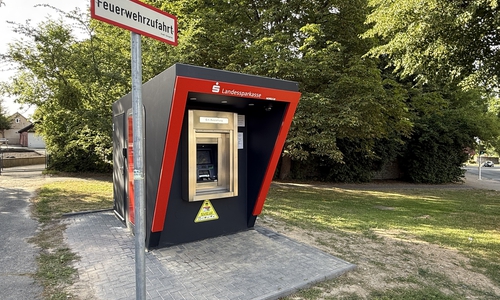 Der Cash-Point an der Kornstraße.