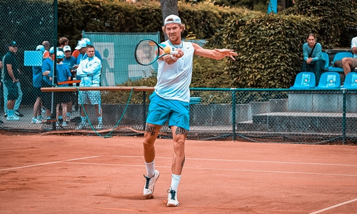 Souveränster Spieler des Tages: Josef Kovalik siegte in knapp einer Stunde mit 6:1 und 6:0 gegen Tom Zeuch.