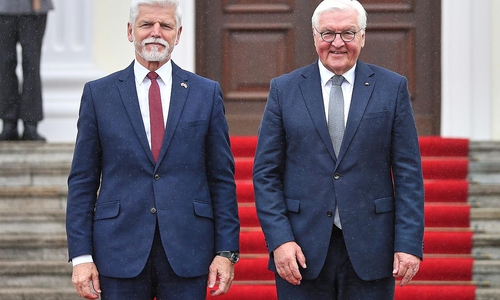 Petr Pavel und Frank-Walter Steinmeier am 09.07.2025