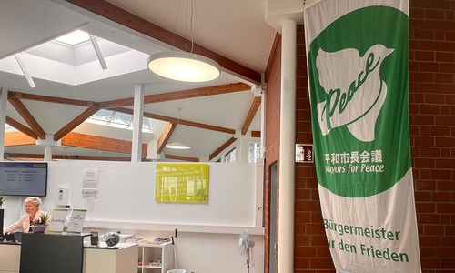 Auch Wolfenbüttel setzt ein Zeichen für den Frieden.