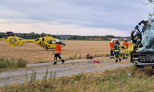 Gleich zwei Rettungshubschrauber waren angefordert worden.