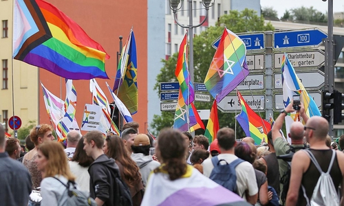 Parade zum Christopher-Street-Day am 26.07.2025