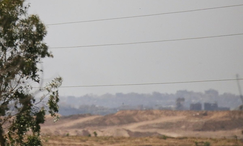 Blick von Israel in den Gazastreifen (Archiv)