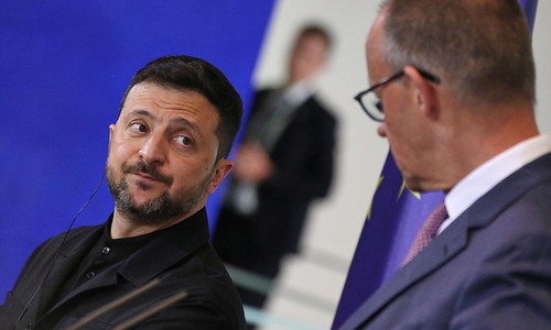 Wolodymyr Selenskyj und Friedrich Merz (Archiv)