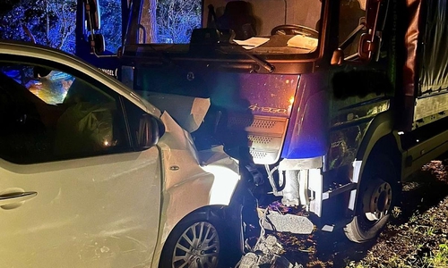 Verunfallter PKW (Archiv)