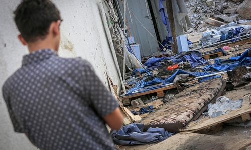 Ort des Luftangriffs auf Anas al-Sharif am 11.08.2025