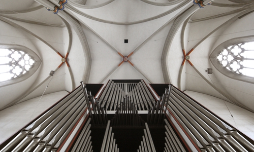 Die Klais-Orgel in der Braunschweiger St.-Aegidien-Kirche. 