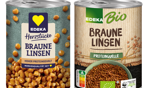 Die betroffenen Konservenlinsen.