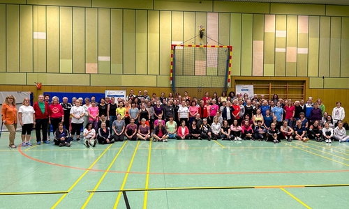 Teilnehmerinnen des Frauensporttags.