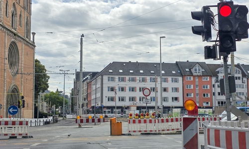 Der Hagenmarkt ist zu einem Hindernisparcours geworden.