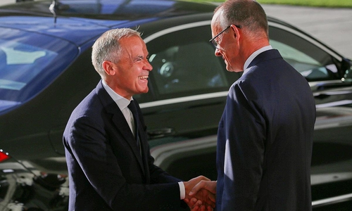 Mark Carney und Friedrich Merz am 26.08.2025
