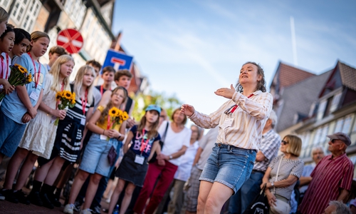 Die Wolfenbütteler Altstadt wird beim traditionellen Innenstadtsingen am Samstagvormittag zum Klingen gebracht.