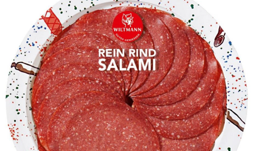 Die betroffene Salami.