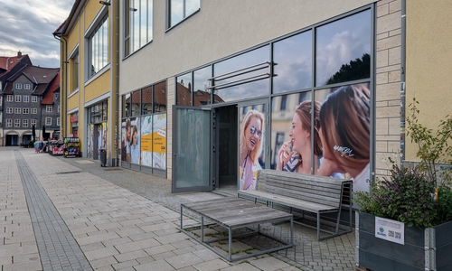Hier im Löwentor soll die Action-Filiale eröffnen.