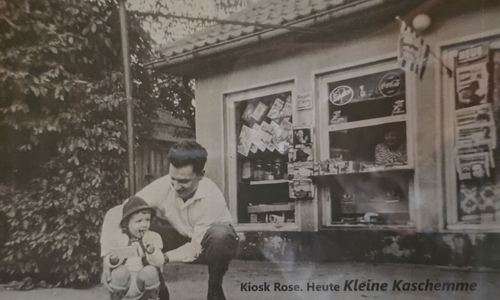 Ursprünglich stand der Kiosk Rose am Standort der Kleinen Kaschemme.
