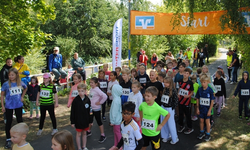 Der Kinderlauf auf dem Ringgleis am Westbahnhof wurde gut angenommen.