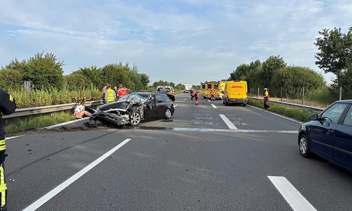 Unfallstelle A26 (Archiv)